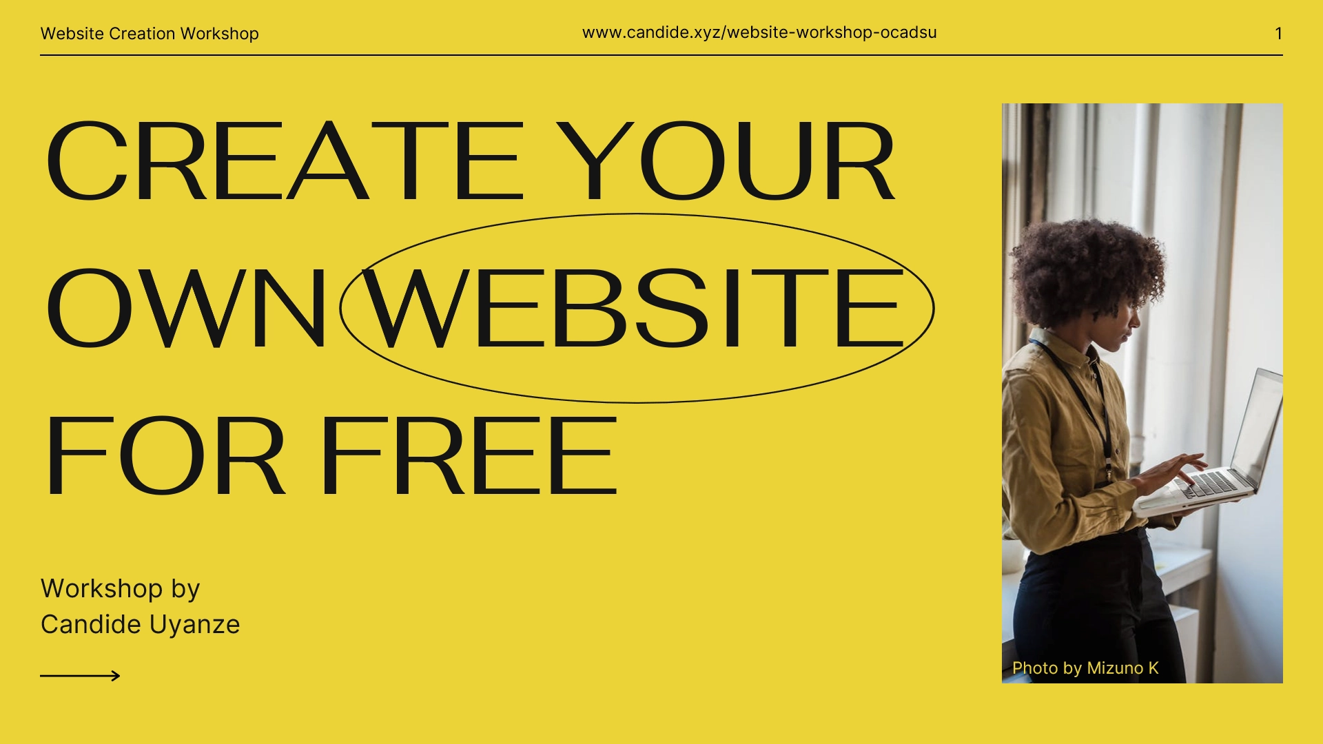 Cover image with yellow background